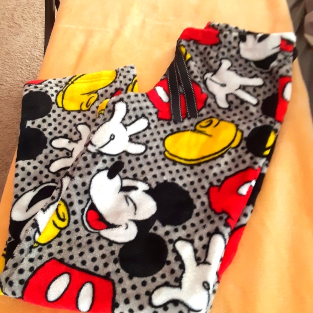 Womens size large Disney Mickey Mouse  pajama pants